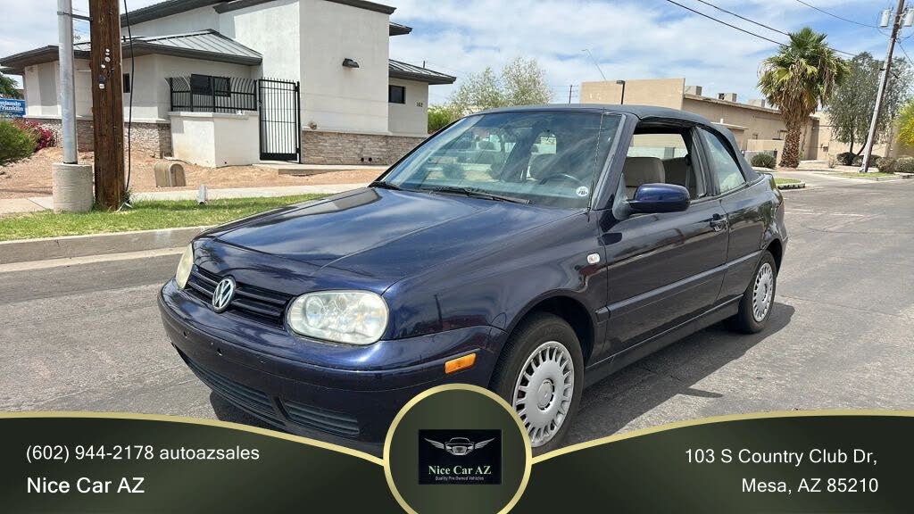 2002 Volkswagen Cabrio 2 Dr GLS Convertible