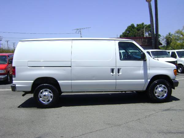 06 Ford Econoline E250 Cargo Work Van Utility Service Truck Ex-City 77,000 MILES