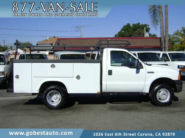 06 Ford F350 4X4 4WD Utility Service Work Truck Ex-City 1-Ton Dually 57,000 MILE