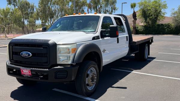2012 FORD F550 12 FOOT FLAT BED WORK TRUCK