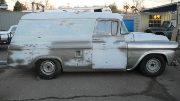 1958 chevy apache panel truck project